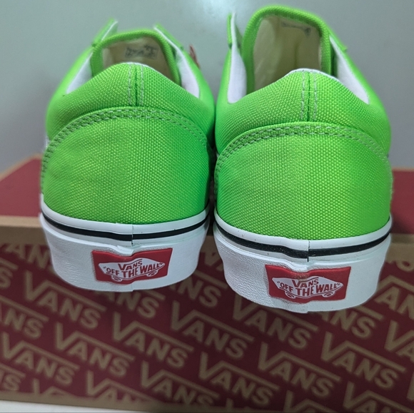 Vans Old Skool (Neon) Green Gecko/Tr White - Picture 3 of 9